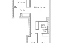 Vente Appartement 3 pièces — photo 2