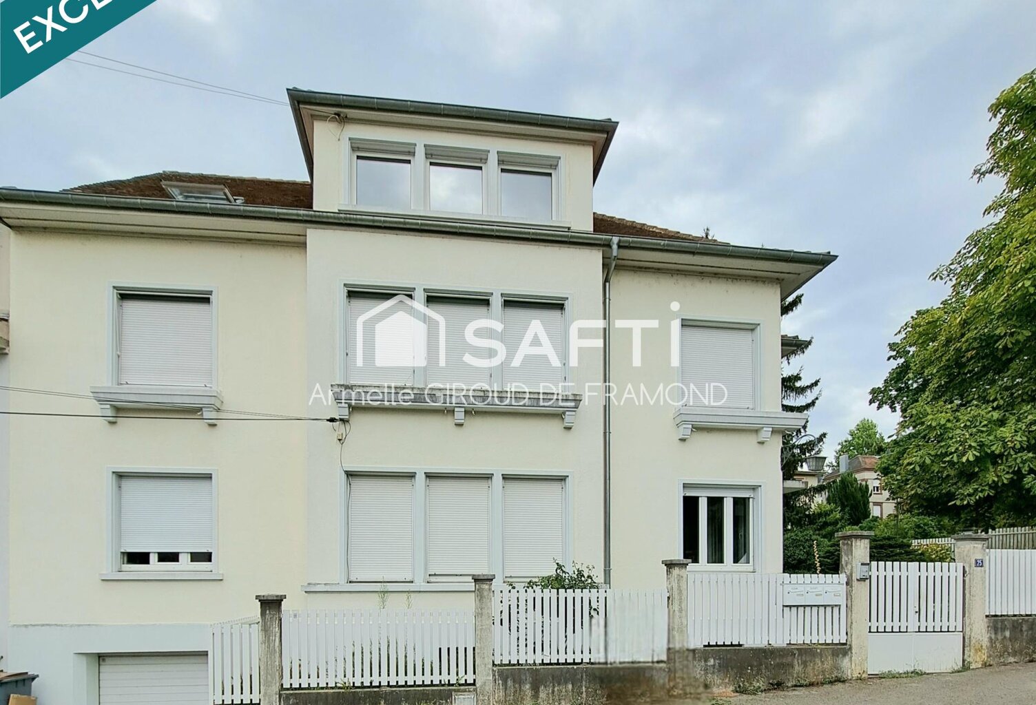 COUP DE CUR  UN CADRE DE VIE PRIVILÉGIÉ AU REBBERG, appartement-duplex avec jardin au sein de la copropriété,105 m2, 4 pièces et un espace supplémentaire: des combles aménagées. — photo 1