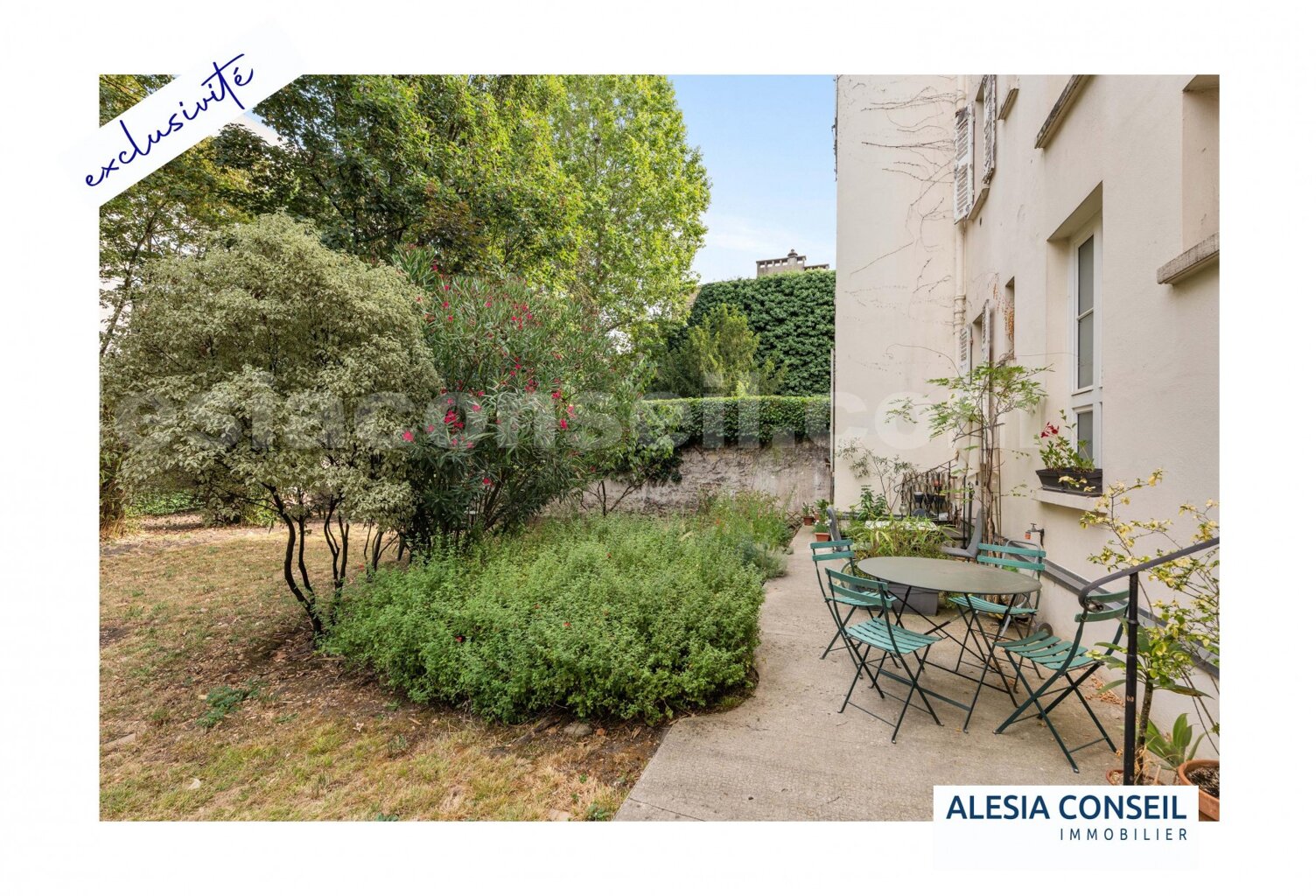 4 PIÈCES 72 m2 sur JARDINS entre ALESIA et Porte d'Orléans — photo 1