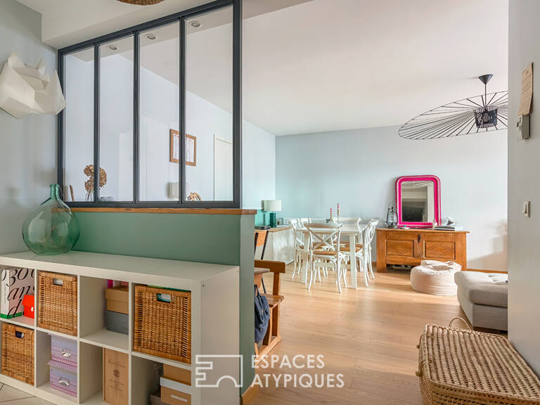 Appartement contemporain rénové avec verrière et balcon — photo 1