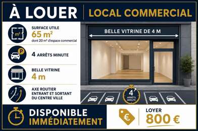 Commerce 2 pièces 800 €