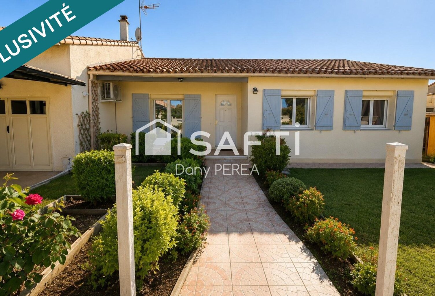 ? SAINT-LAURENT-D'AIGOUZE  Maison de plain-pied 100 m², 3 chambres, jardin et garage. — photo 1