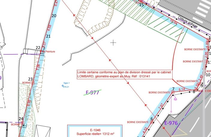 Vente Terrain à bâtir 1 312 m&sup2; — photo 4