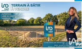 Terrain  1281 m² à vendre à La Baronnie (27220)