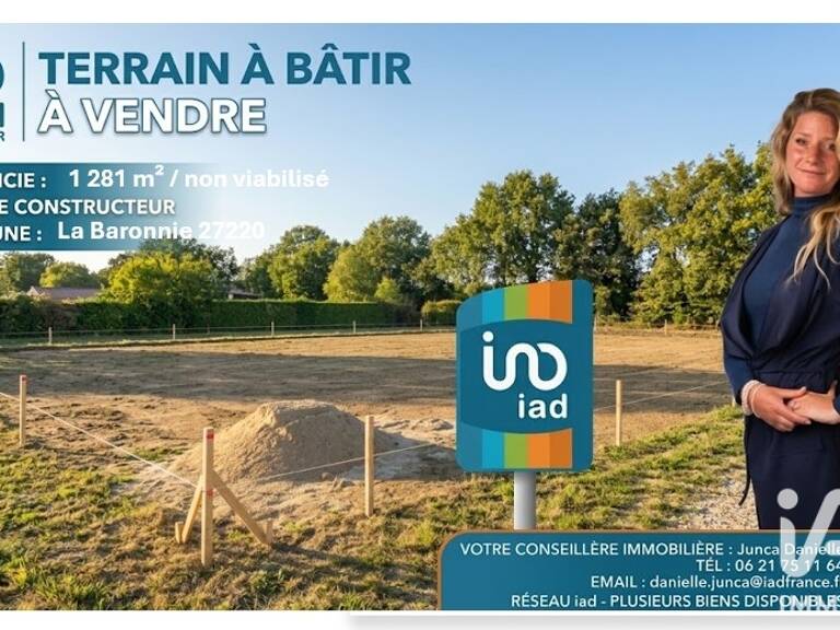 Vente Terrain à bâtir 1 281 m&sup2; — photo 1