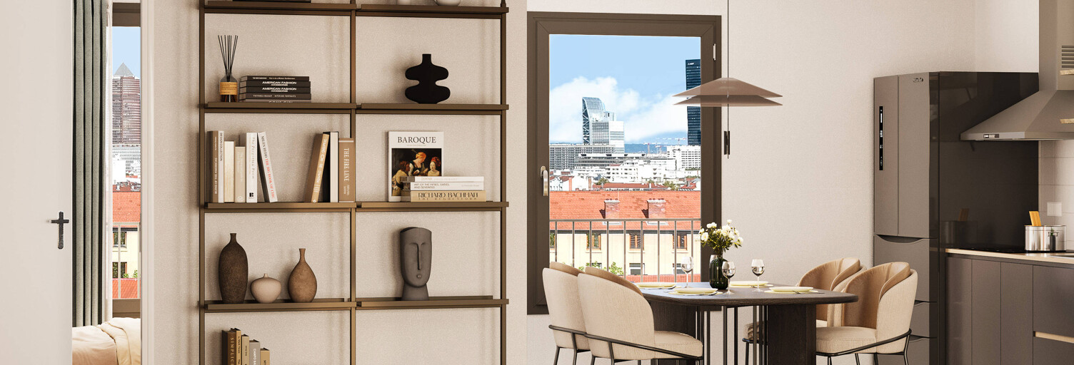 Appartement neuf T2, T4, T5 Pièce 45 à 100 m² à vendre à Lyon 7 (69007)