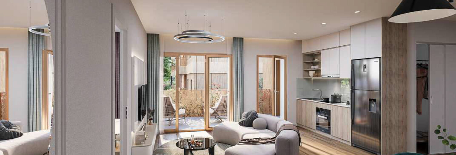 Appartement neuf T3, T4, T5 Pièce 62 à 101 m² à vendre à Bron (69500)