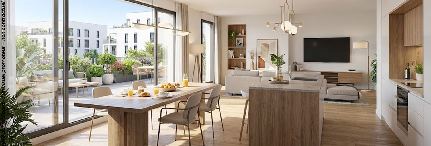 Appartement neuf T1, T2, T3, T4 Pièce 25 à 75 m² à vendre à Lyon 8 (69008)