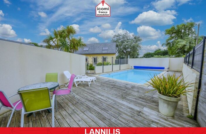 FINISTERE - Lannilis (29870) - A VENDRE - MAISON T8 201M² + 3 GITES T4 92M², T3 50M² ET T3 50M² - DOUBLE GARAGE - CARPORT - SPA - PISCINE - TERRAIN CLOS DE 2350M² — photo 3