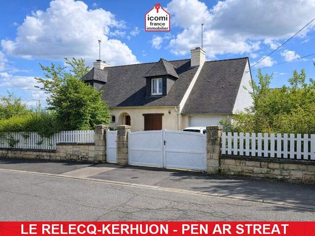 FINISTERE - Le Relecq-Kerhuon (29480) - A VENDRE - MAISON - T6 - 111M² - EXPOSITION SUD - GARAGE ET SOUS SOL - 1KM DE LA PLAGE DU MOULIN BLANC — photo du bien