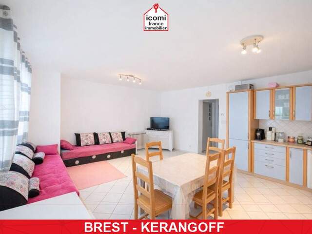 FINISTERE - Brest (29200) - SPECIAL INVESTISSEUR - APPARTEMENT - 2 CHAMBRES - DALLE BETON - LOCATAIRE EN PLACE -  SECTEUR CALME - PARKING PRIVE - CAVE — photo du bien