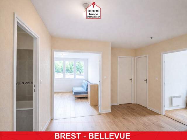 FINISTERE - Brest (29200) - A VENDRE - APPARTEMENT - T3 - LUMINEUX - DALLE BETON - ASCENSEUR - PLACE DE PARKING SOUTERRAIN PRIVEE ET SECURISEE - BIEN SITUE - BELLE EXPOSITION — photo du bien