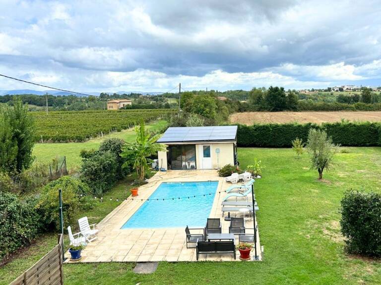 Gleize (69400) Maison en pierres dorées 12 pièces - Grange - Piscine - Jardin - Climatisation — photo 1