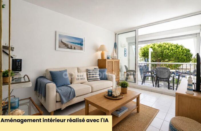 LA GRANDE-MOTTE (34280) – STUDIO CABINE AVEC COIN NUIT – 31,59 M² – BALCON – VUE MER & PORT – EXPOSITION SUD – ASCENSEUR — photo 3