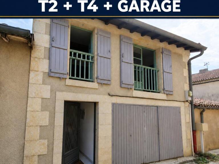 Immeuble de rapport avec T2 loué, T4 libre et garage à Pavie. Idéal investisseur — photo 1