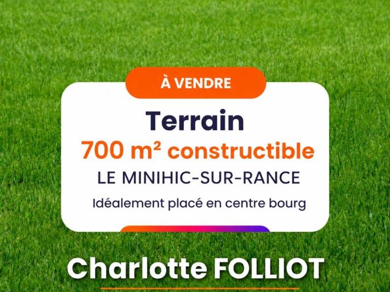 Le Minihic-sur-Rance - Terrain constructible viabilisé de 700 m2 en plein cœur du bourg — photo 1