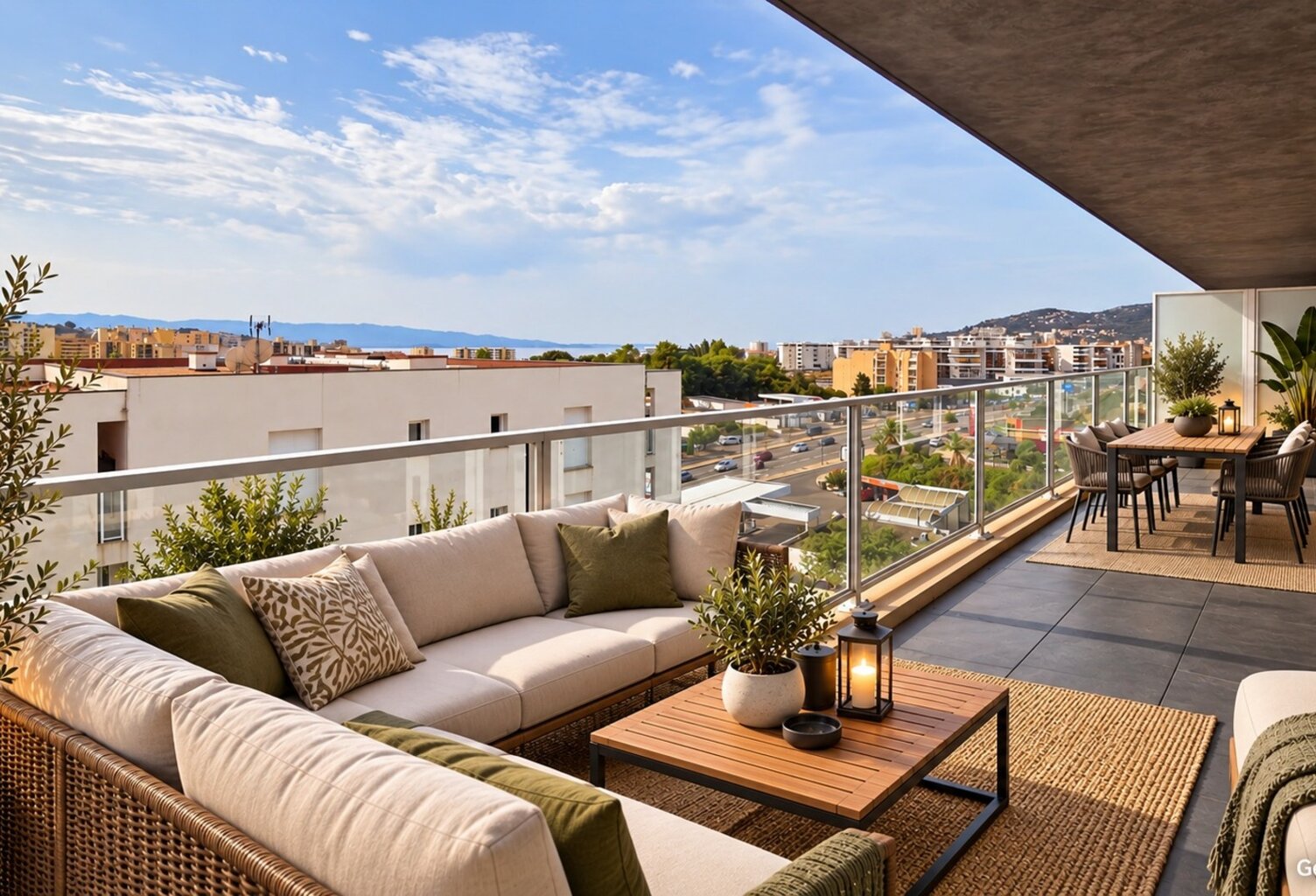 AJACCIO ROCADE – T3 DERNIER ÉTAGE – TERRASSE DE 21 M² – 3 STATIONNEMENTS — photo 1