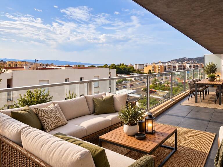AJACCIO ROCADE – T3 DERNIER ÉTAGE – TERRASSE DE 21 M² – 3 STATIONNEMENTS — photo 1