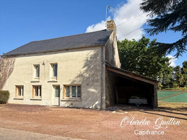 Maison en pierre rénovée de 117 m² – 3 chambres + bureau – Néant-sur-Yvel — photo du bien