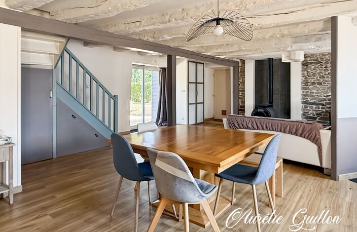 Maison en pierre rénovée de 117 m² – 3 chambres + bureau – Néant-sur-Yvel — photo 3