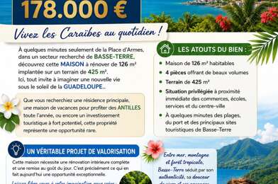 Maison 4 pièces 178000 €