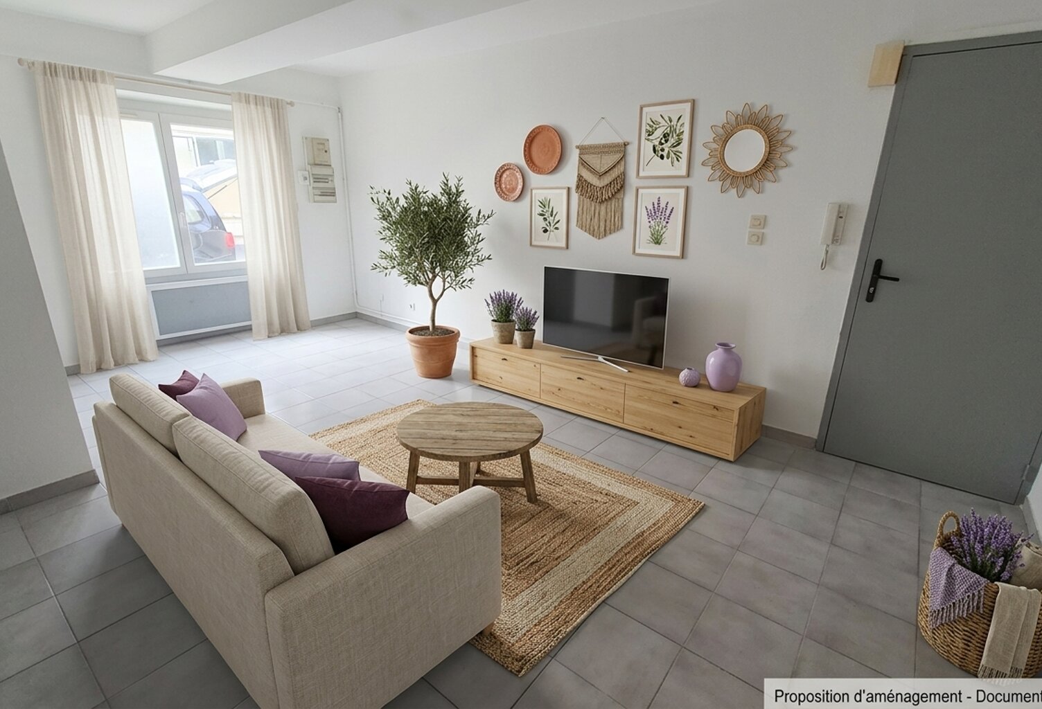 TAVEL – Appartement T3 en rez-de-chaussée dans résidence sécurisée — photo 1