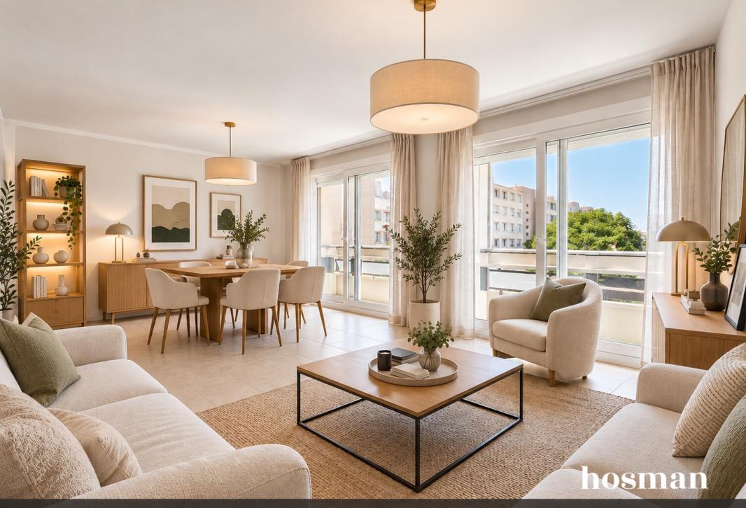 Lumineux appartement T3 de 71,64 m² - balcon - belle vue dégagée - Rue Hippolyte Kahn, Villeurbanne — photo 1