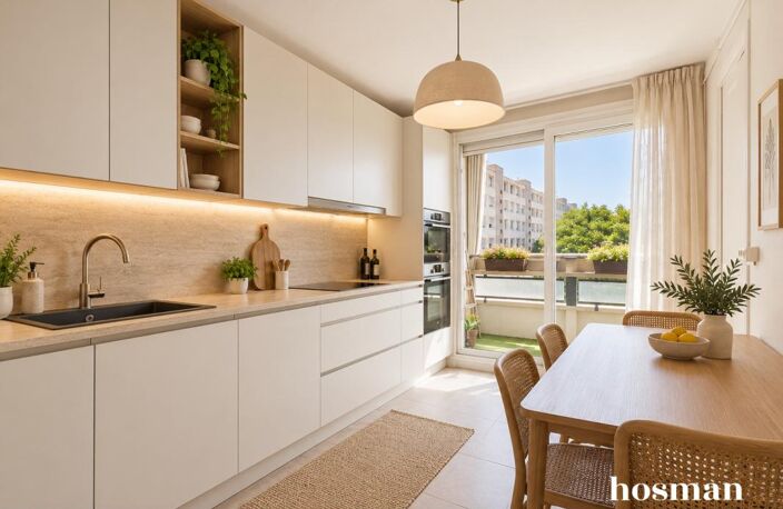 Lumineux appartement T3 de 71,64 m² - balcon - belle vue dégagée - Rue Hippolyte Kahn, Villeurbanne — photo 3