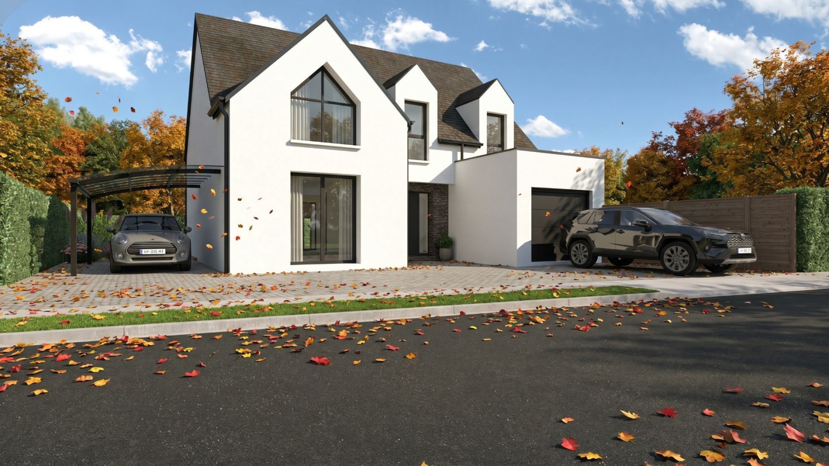 La Ferté-saint-Aubin : maison contemporaine et lumineuse de 148 m²