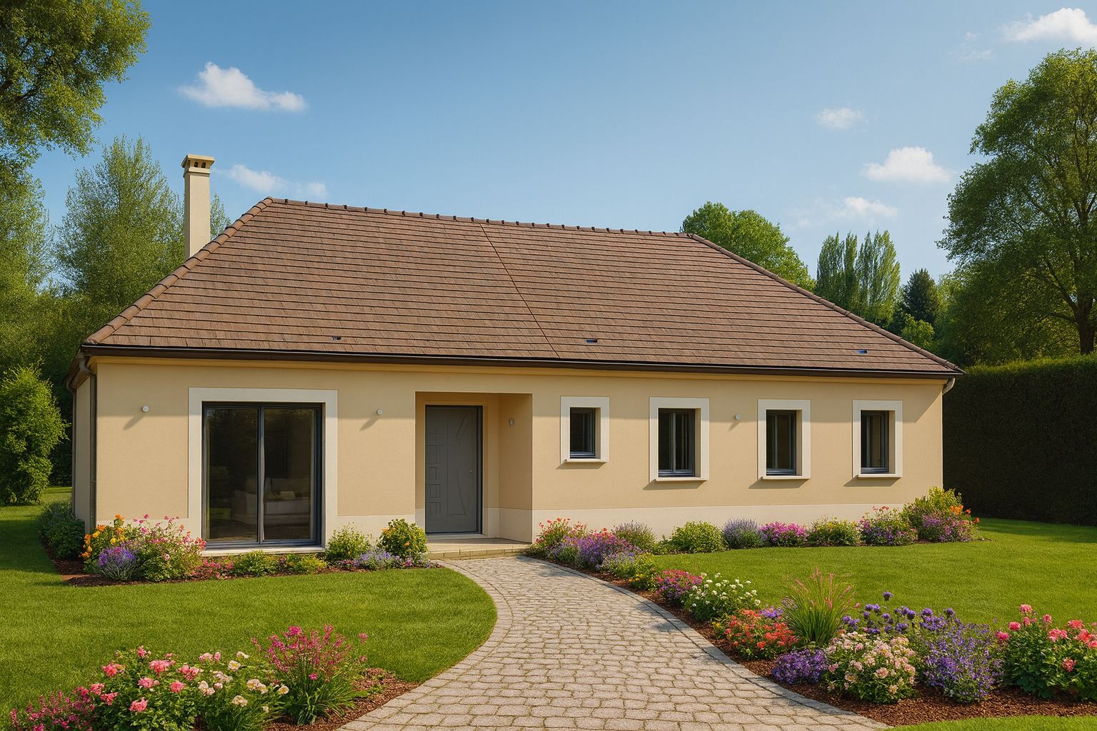 Maison 125 m² avec terrain à OISSERY (77)