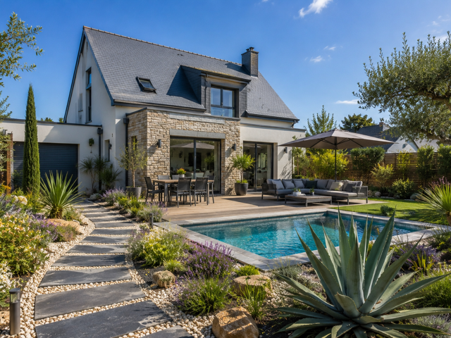 Terrain constructible, libre de constructeur — photo du bien