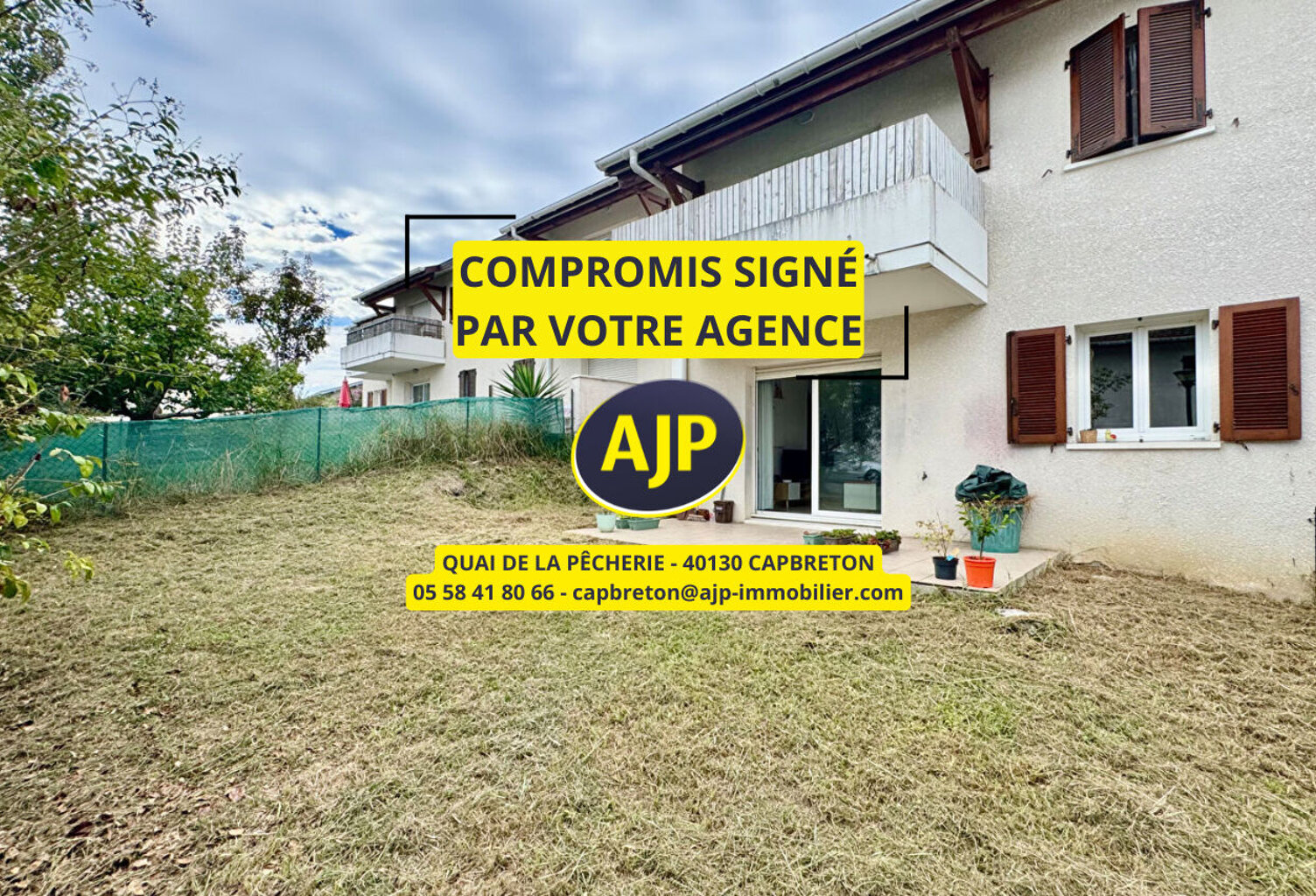 T2 AVEC TERRASSE JARDIN ET PARKING POUR INVESTISSEUR — photo 1