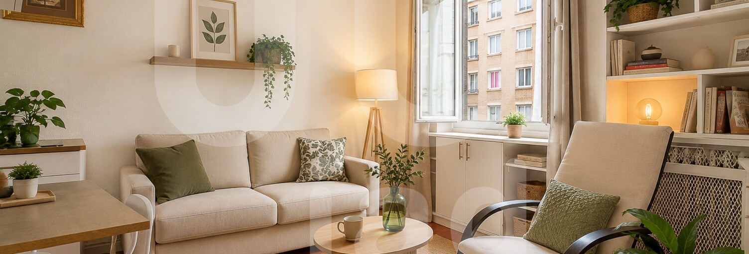 Appartement 2 Pièces 27 m² à vendre à Paris 18 (75018)