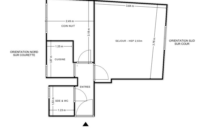 Vente Appartement 2 pièces — photo 3