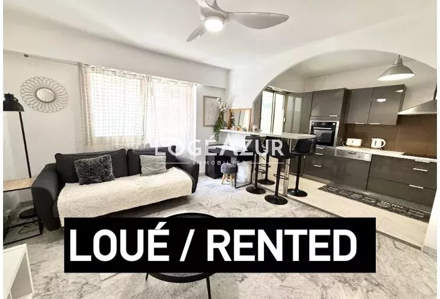 LOCATION MEUBLÉE APPARTEMENT JUAN LES PINS -  1 CHAMBRE - PARKIN — photo 1