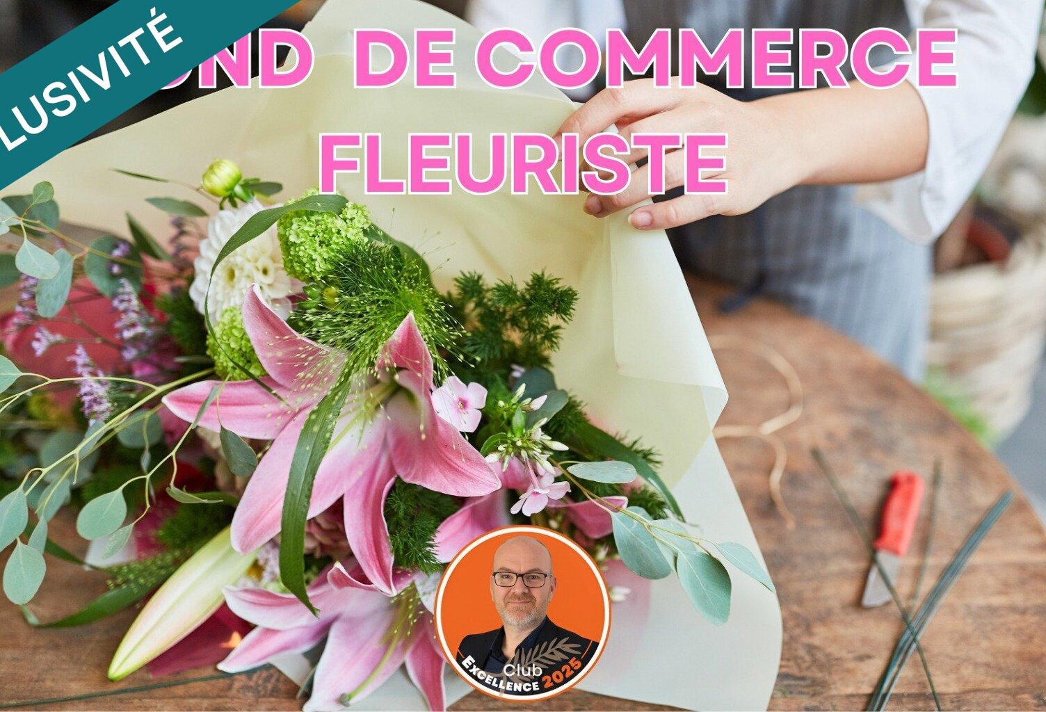 Fond de commerce vente de fleurs au detail — photo 1