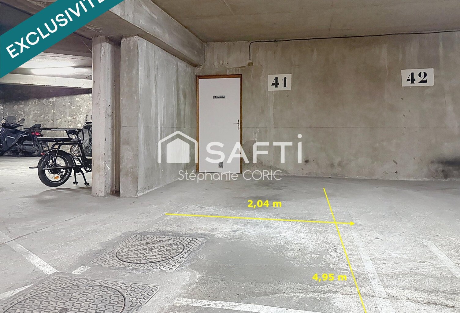 QUARTIER DU POINT DU JOUR - PLACE DE STATIONNEMENT A VENDRE — photo 1