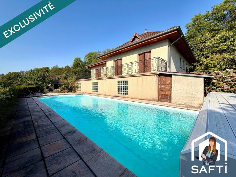 Maison familiale avec piscine, grand sous-sol et terrain arboré avec vue sur le Vercors — photo 1