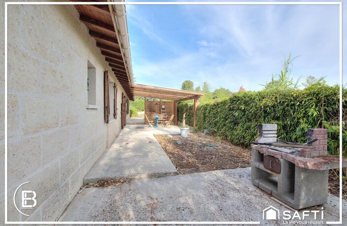 Maison en pierre, 4 chambres, gand garage indépendant, jardin paysagé — photo 3