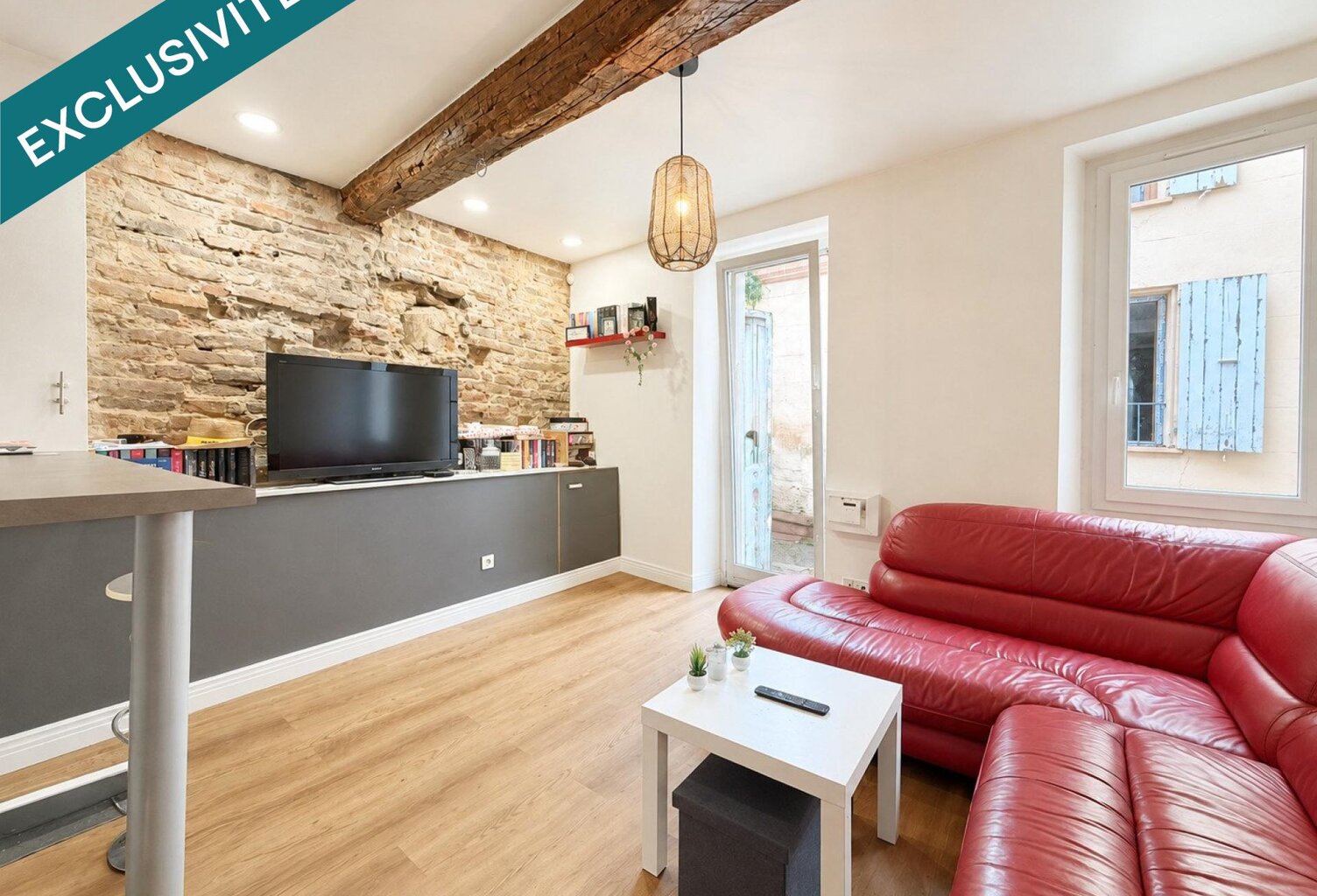 T2 rénové, meublé et loué — photo 1