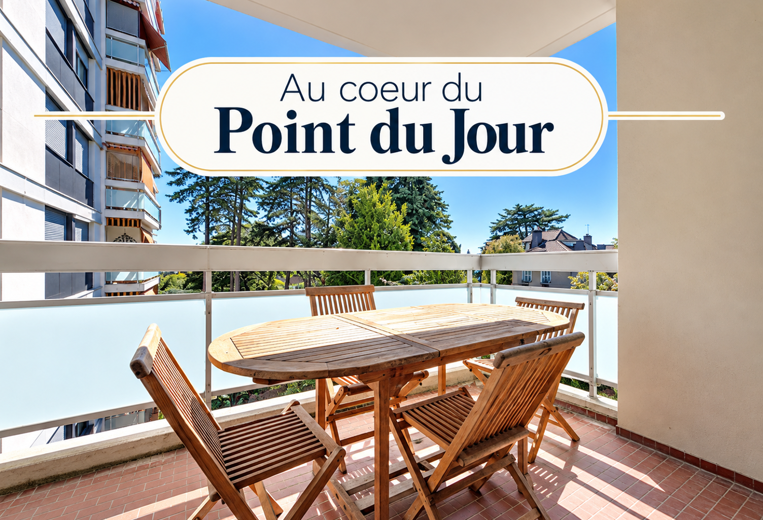 Appartement T4 de 90m2 / Lyon 05 - Point du Jour — photo 1