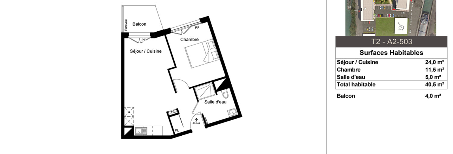 Appartement 2 Pièces 41 m² à louer à Valenciennes (59300)