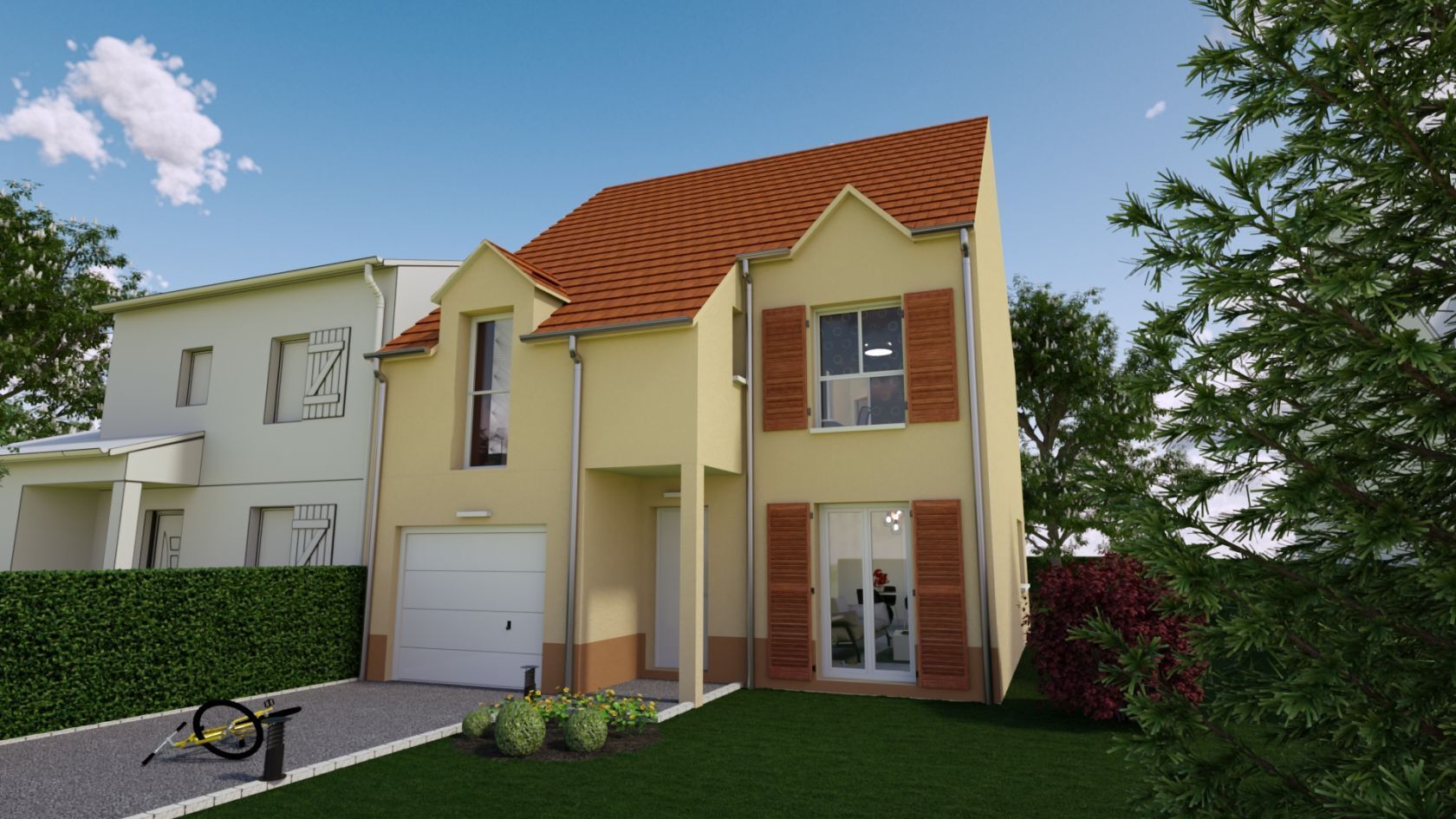 Projet de construction d'une maison 108 m² avec terrain à MOISENAY (77)