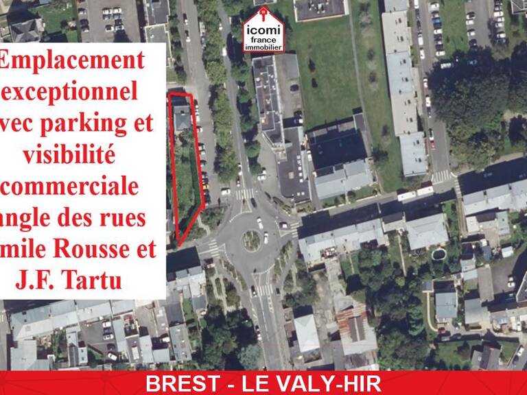 FINISTERE - Brest (29200) - A VENDRE - 2 RUE EMILE ROUSSE - TERRAIN CONSTRUCTIBLE DE 718M² AVEC MAISON EXISTANTE A DEMOLIR - IDEAL CONSTRUCTION/MARCHAND/DIVISION - RARE — photo 1