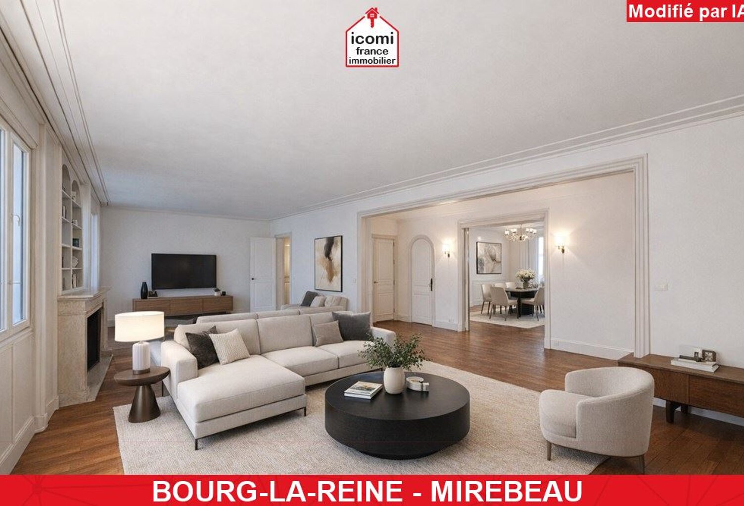 HAUTS-DE-SEINE - Bourg-la-Reine (92340) - A VENDRE - APPARTEMENT T6 DE 138 M² - 4/5 CHAMBRES - TERRASSE - PARKING - ATELIER AVEC MEZZANINE - COUP DE COEUR - RARE - COUP DE COEUR — photo 1