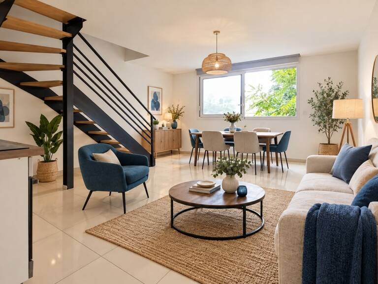 Bagnolet-Limite Montreuil-A vendre appartement triplex-3 pièces-Bon état-résidence 2014-5mn métro ligne 3-10mn ligne 9 — photo 1