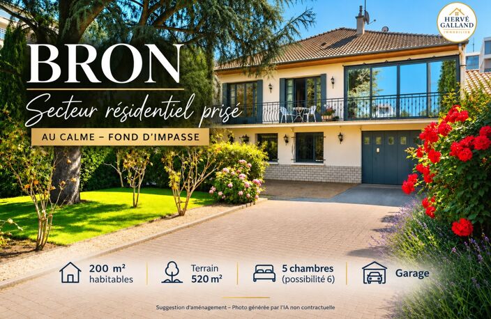 Maison à vendre 7 pièces BRON (69) — photo 2