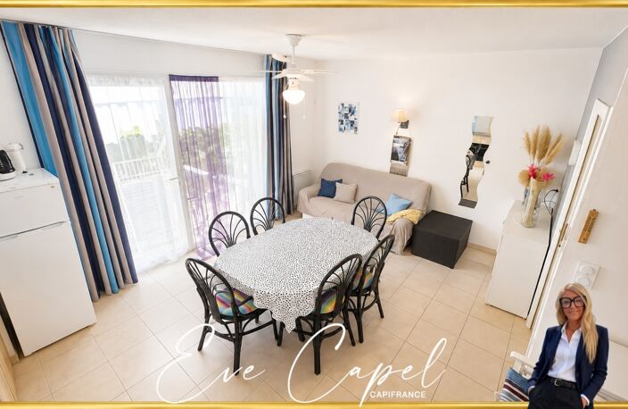 Maison à vendre 3 pièces LE CAP D'AGDE (34), Pavillon 2 chambres, secteur Rochelongue, dans résidence avec piscine et parking privatif — photo 4