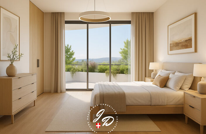 Aix-les-Bains – T3 d’altitude Caractère+ : 74 m² & balcon panoramique   — photo 2