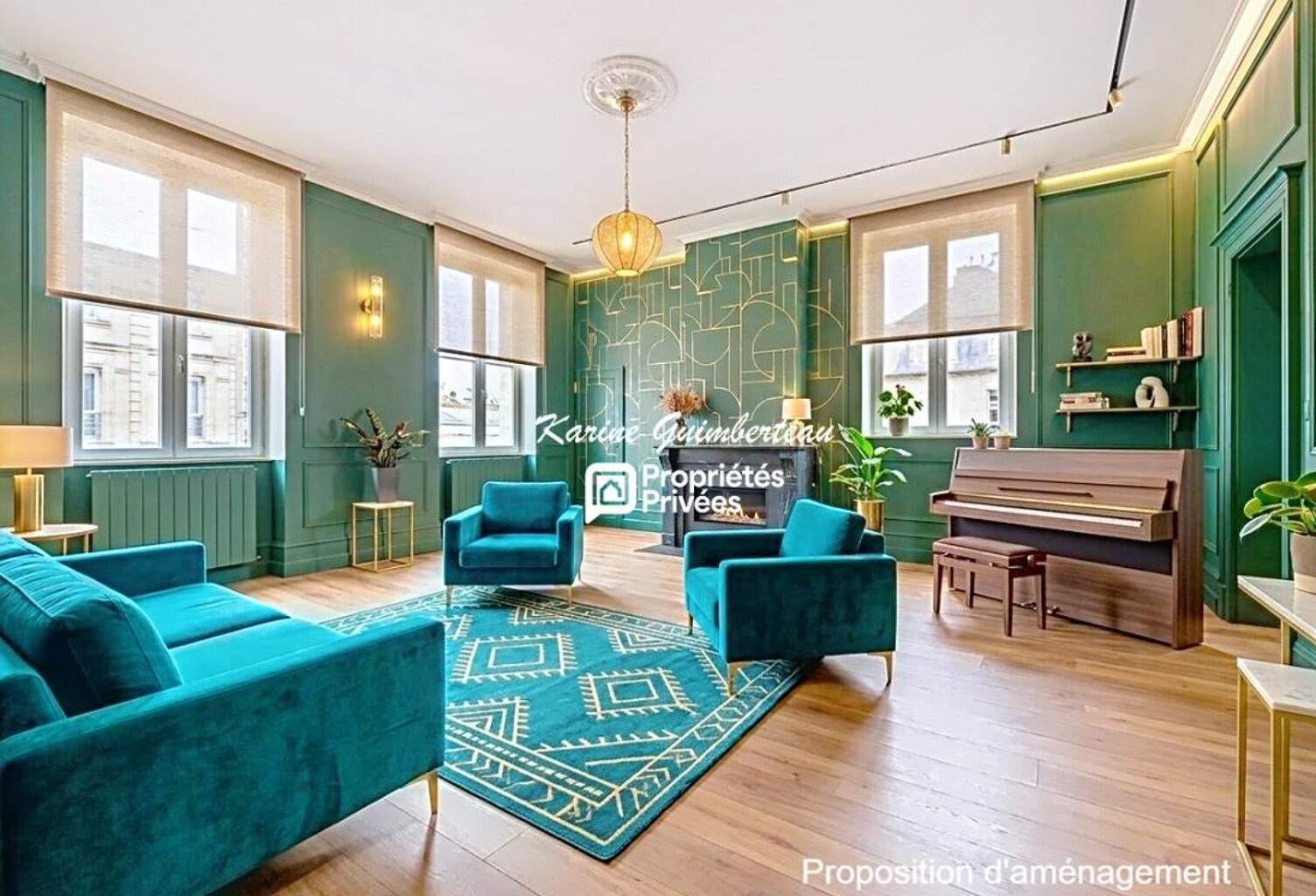 Libourne Centre : Elégant appartement 5 pièce(s) 220 m2 + terrasse + ascenseur — photo 1
